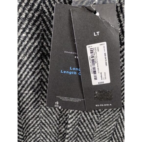 Shaquille O'Neal Wool Blend Trench Coat XL/LT - Picture 4 of 8